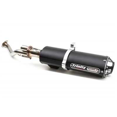 2012-2014 Kawasaki Brute Force 750 Trinity Racing Stage 5 Slip On Exhaust - Black Mufflers (TR-4114S-BK)