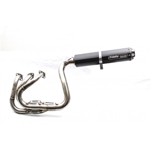 2016-2026 Yamaha YXZ1000R Trinity Racing Stage 5 Full System Exhaust - Black Mufflers (TR-4155F-BK)