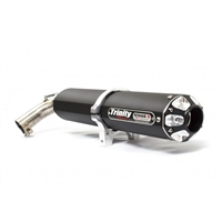 2016-2026 Yamaha YXZ1000R Trinity Racing Stage 5 Slip On Exhaust - Black Muffler (TR-4158S-BK)