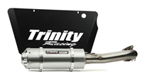 2016-2021 Polaris RZR XP Turbo Trinity Racing Stinger Full System Exhaust - Brushed Muffler (TR-4171F)