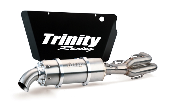 2014-2023 Polaris RZR XP1000 / XP4 Trinity Racing Stinger Full System Exhaust - Brushed Stainless Muffler (TR-4172F-SS)