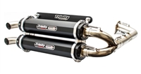 2020-2026 Polaris RZR Pro XP / Turbo R Trinity Racing Stage 5 Dual Full System Exhaust - Black Mufflers (TR-4174D-BK)