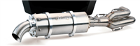 2020-2026 Kawasaki Teryx KRX1000 / KRX4 Trinity Racing Stage 5 FULL Exhaust - Brushed Stainless Steel Muffler (TR-4177F-SS)
