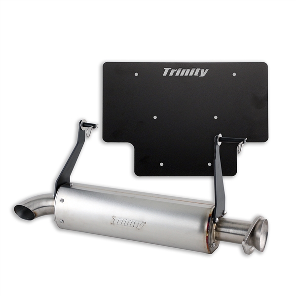 2024-2026 Polaris Xpedition Trinity Racing Stage 5 Single Slip On Exhaust - Stainless Steel Muffler (TR-4192)