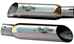 2008-2020 Suzuki Hayabusa 1300 VooDoo Slip On Exhaust System - Slash Cut - Polished