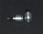 Vortex Bar End Silver, Ducati,Aftermarket Clip-on Sets (BE118S)