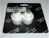 Vortex Bar End White, Honda Bar End - White (BE217W)