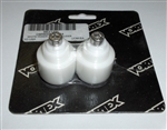 Vortex Bar End White, Honda Bar End - White (BE217W)