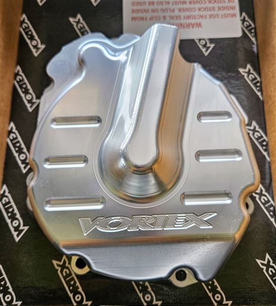 2009-2016 Suzuki GSXR1000 Vortex Large Left Case Cover - Silver (CS511S)