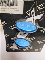 BLUE - Kawasaki Vortex Racing Mirror Block Off Caps/ Plates Kawasaki Ninja 2005-2006 ZX6R 636 / 2007-2008 ZX6R / 2005-2006 ZX6RR / 2004-2007 ZX10R - (MC416B)