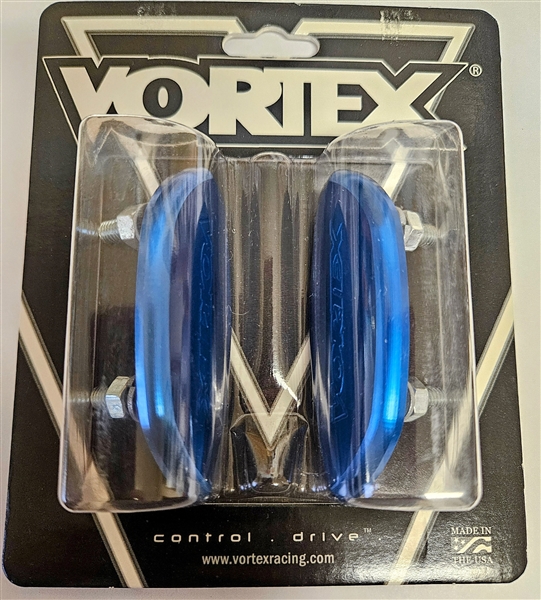Blue - Suzuki Vortex Racing Mirror Block Off Caps/ Plates Suzuki 2011-2025 GSXR600 / 2011-2025 GSXR750 / 2009-2016 GSXR1000 - (MC541B)
