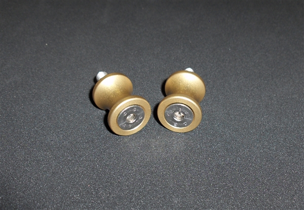 Yamaha R1/R6/R6S/FZ8 Vortex 6mm Swingarm Spools/Sliders - Gold,   (SP601G)