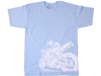 Vortex Racing T-Shirt -  Emerge - Light Blue XXL/2XL/2X-Large  (SS33XXL)