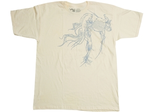 Vortex Racing T-Shirt -  Forge - Cream L/Large  (SS36L)