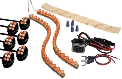 Street FX ElectroPods (1044663) Flex Pro Kit Black w/ Orange LED