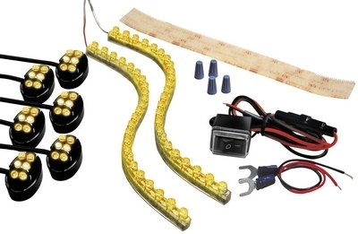 Street FX ElectroPods (1044664) Flex Pro Kit Black w/ Yellow LED