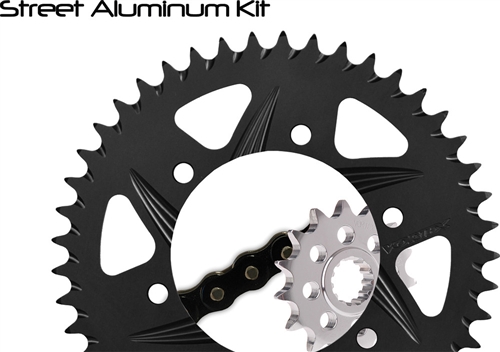 2009-2014 Yamaha YZF R1 Vortex Racing Chain & Sprocket Kit (CK6256) - 530 - 17/47T - SV3 Black Chain - 530SV3-118 + 3516-17 + 438K-47