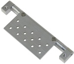 Universal Custom Tag Bracket - "Hinge Style" For Undertail - Silver