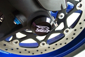 2007-2008 Suzuki GSXR1000 Limited Edition Front Wheel Axle Caps with Engraved Logo