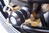 Honda DELRIN Swingarm Sliders / Spools - Black