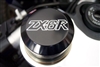 2007-2008 Kawasaki ZX6R Limited Edition Fork Caps with Engraved Logo - Black