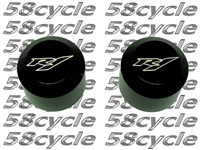 2004-2006 Yamaha R1 Limited Edition Fork Caps with Engraved Logo