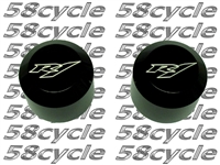 2007-2008 Yamaha R1 Limited Edition Fork Caps with Engraved Logo