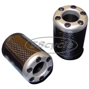 2005-2006 Honda CBR600RR Carbon Fiber Inlay Frame Sliders