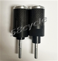 2004-2005 Suzuki GSXR750 Carbon Fiber Inlay Frame Sliders