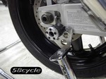 2003-2008 Kawasaki Z1000 Carbon Fiber Inlay Swingarm Sliders