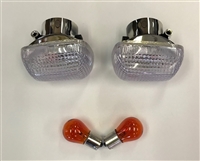 1999-2007 Suzuki GSX 1300R Hayabusa Clear Alternatives Clear Rear Turn Signal Lens Kit (CTS-0007)