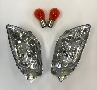 Clear Alternatives 1997-2003 Honda CBR1100XX Clear Front Turn Signals (CTS-0025)