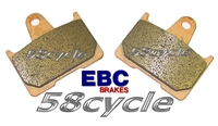 2000-2001 Ducati 900 MH Evoluzione EBC HH Sintered Rear Brake Pads - FA266HH