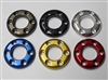 Colored 6-Hole Frame Slider Caps