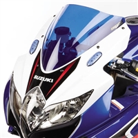 2008-2009 Suzuki GSXR750 Hotbodies Racing Grand Prix - Dual Radius(Double Bubble) Windshield / Windscreen (60801-1603) - Blue