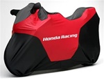 2007-2014 Honda CBR600RR Red/Black Motorcycle Bike Cover with White Honda Racing Logo