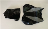(Color: 2006 Black/Silver) 2006-2007 Yamaha R6 Seat Covers