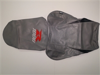 (Color: 2006 Silver/Grey) 2005-2006 Suzuki GSXR1000 Seat Covers with R1000 Logo