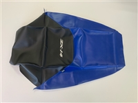 (Color: 2006 Blue/Black) 2006-2011 Kawasaki ZX14 Seat Covers with Silver ZX14 Logo