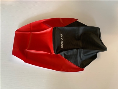 (Color: 2006 Red/Black) 2006-2011 Kawasaki ZX14 Seat Covers with Silver ZX14 Logo
