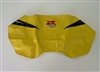 2005 Suzuki GSXR750 Yellow and Black Vinyl Protective Tank Bra/Cover/Wrap with R750 Logo