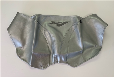 (Color: 2004 Silver) 2004-2006 Yamaha R1 Tank Bra | Cover | Wrap with Logo