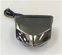 2007-2012 Honda CBR600RR LightWorks Chrome-Coated Tail Light with Integrated Signals