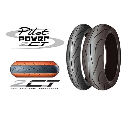 Michelin Pilot Power Front Tire 120 / 70 X 17 - 2CT - Dual Compound (Michelin PN 95692)