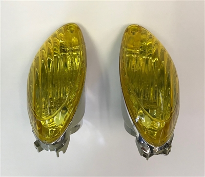 2008-2020 Suzuki GSX-R Hayabusa Clear Alternatives Rear Turn Signals - Lens Kit - Yellow (cts-0064-y)