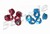 12mm Anodized Aluminum Sprocket Nuts 6-pack