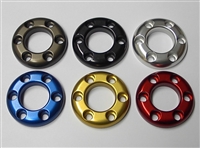 Colored 5-Hole Swingarm-Frame Slider Caps
