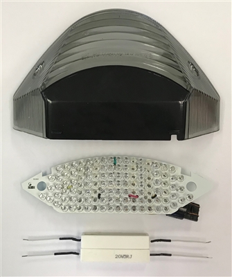 Clear Alternatives 2002-2007 Honda 919 SMOKE Tail Light Lens and LED Board with Integrated Signals - Sequential (CTL-0047-QS)