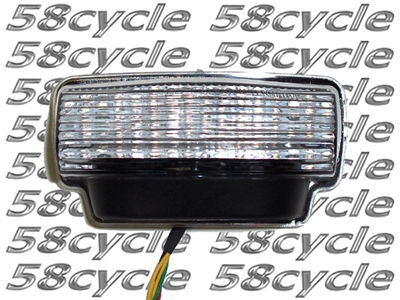 Clear Alternatives 2007-2012 Honda CBR600RR CLEAR Tail Light with Integrated Signals - Sequential (CTL-0104-Q)