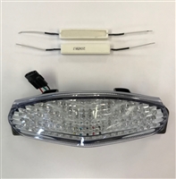 2009-2011 Kawasaki Ninja 650R/ER-6n Clear Alternatives Clear Tail Light with Integrated Signals (CTL-0129-IT)